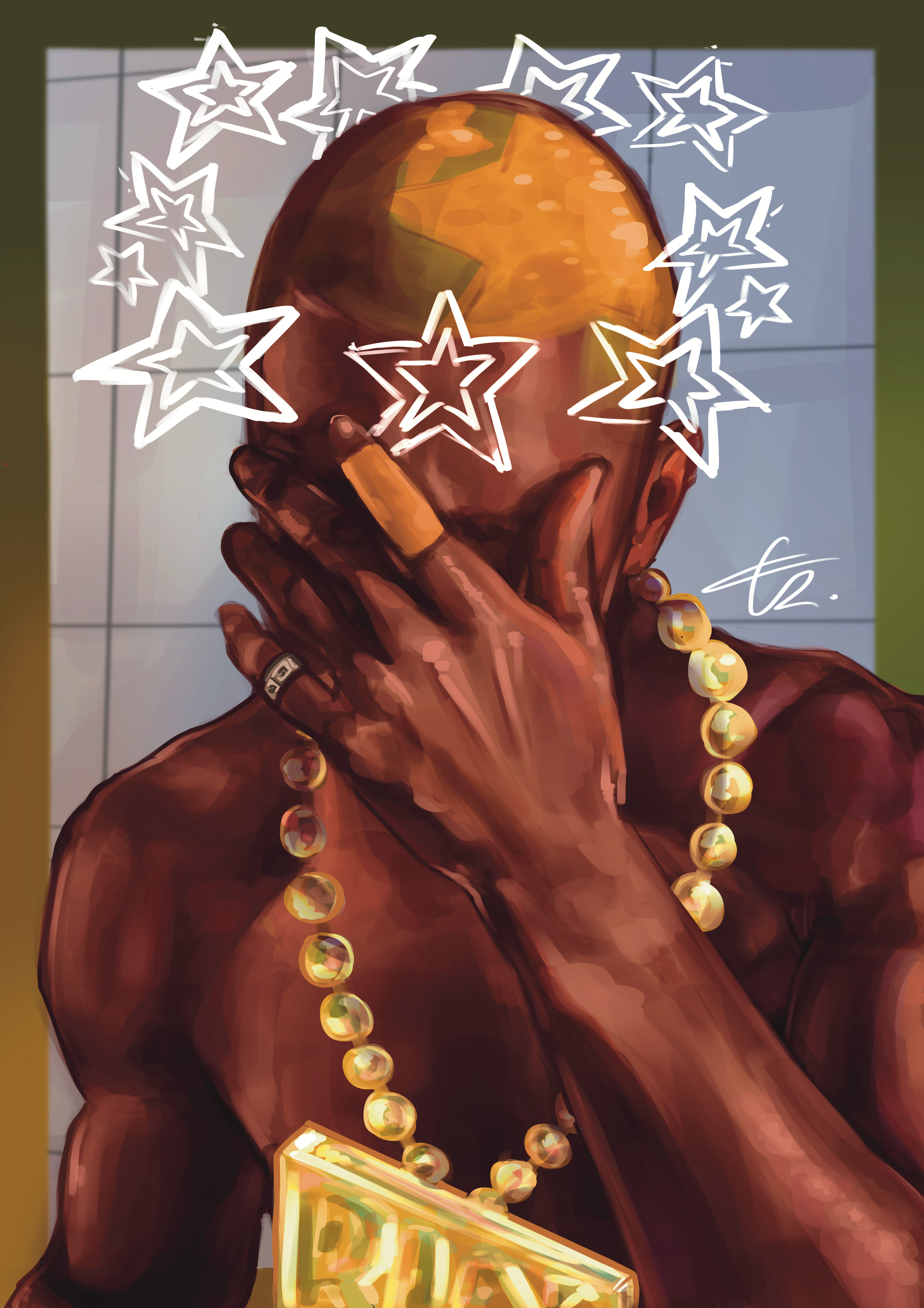 ‘BLAK X BLOND’ - ART PRINT