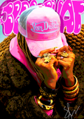 'graffiti' print
